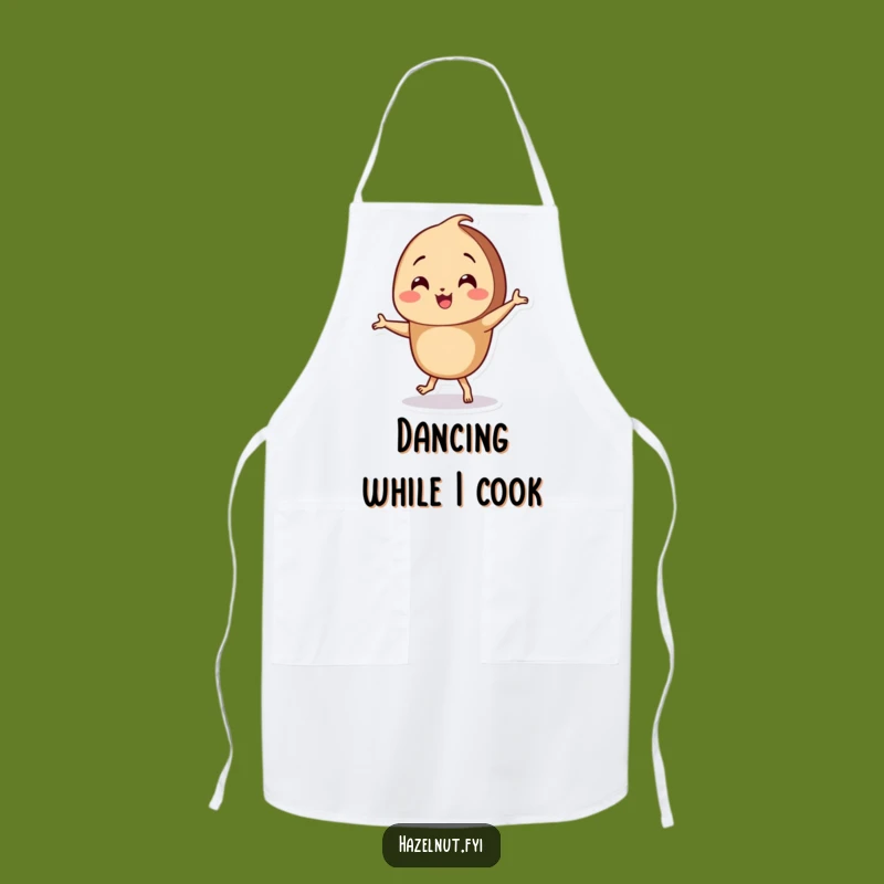Funny Dancing Hazelnut Apron - Cook with Joy, Hilarious Funny Gift