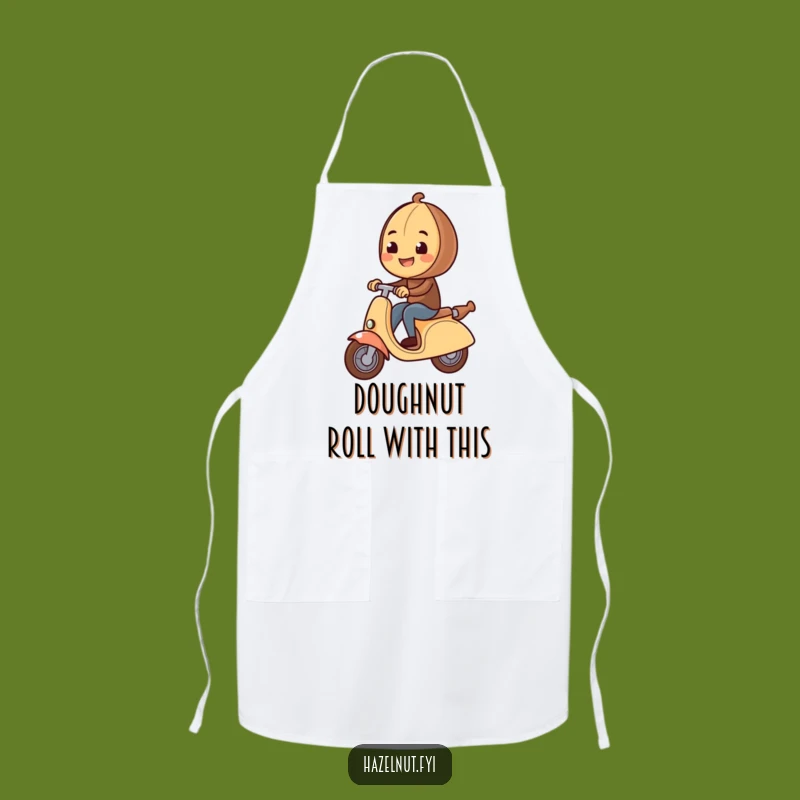 Funny Hazelnut Rolling Pin Apron - Culinary Chuckles for Kitchen Fun