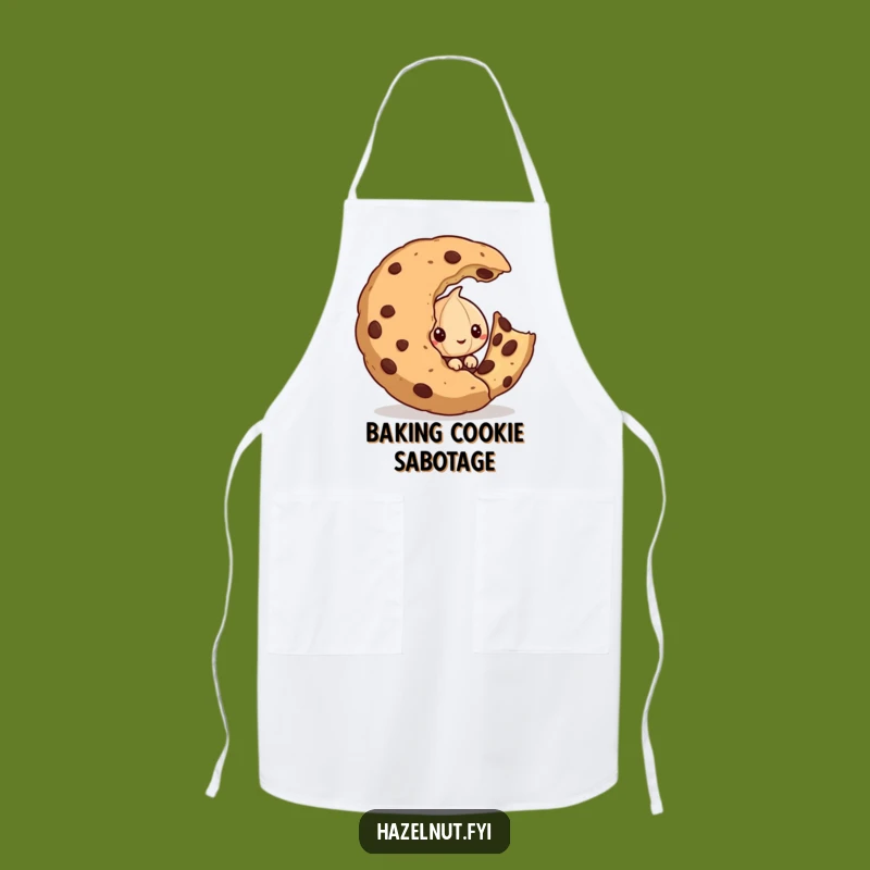 Funny Hazelnut Apron: Sneaky Snack Helper - Kitchen Humor Funny Gift for Bakers