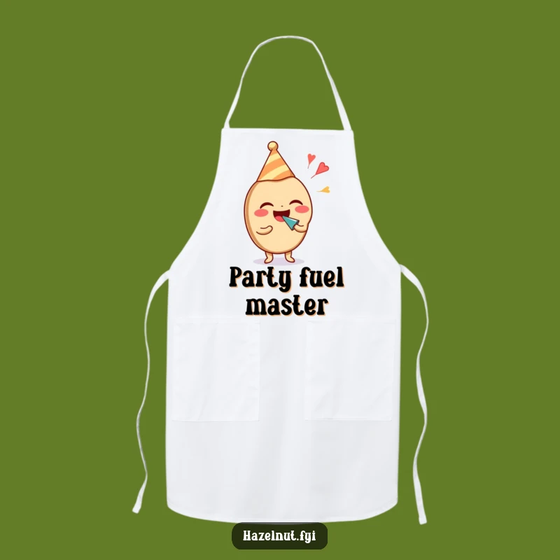 Funny Hazelnut Party Host Apron: Cook & Celebrate - Perfect Funny Gift
