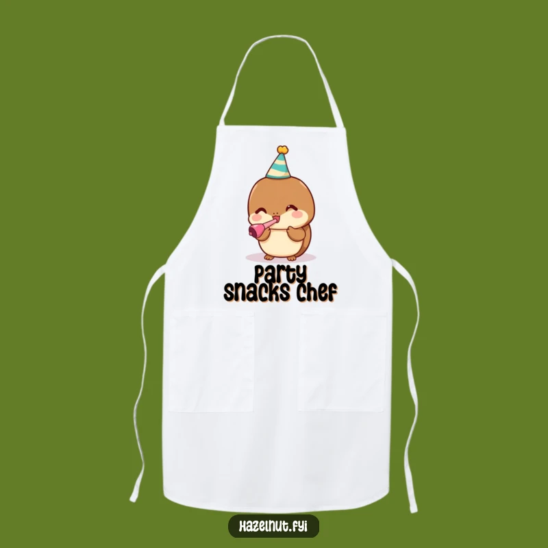 Funny Party Hazelnut Apron: Cook with Festive Fun