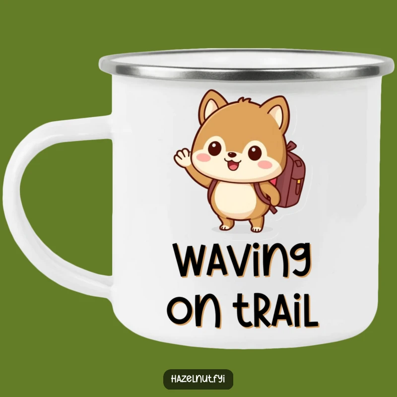 Funny Hazelnut Camping Mug: Your Enthusiastic Outdoor Companion