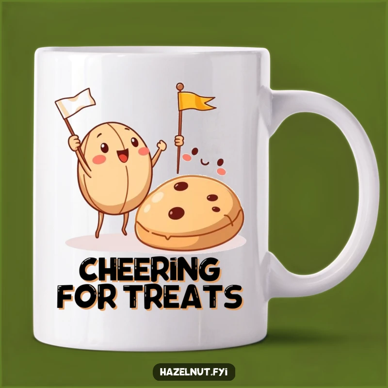 Funny Hazelnut Cookie Cheer Mug - Hilarious Snack Celebration Gift