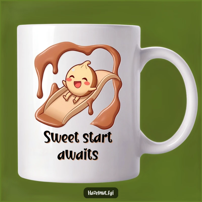 Funny Chocolate Slide Hazelnut Mug: A Hilarious Treat for Coffee Lovers