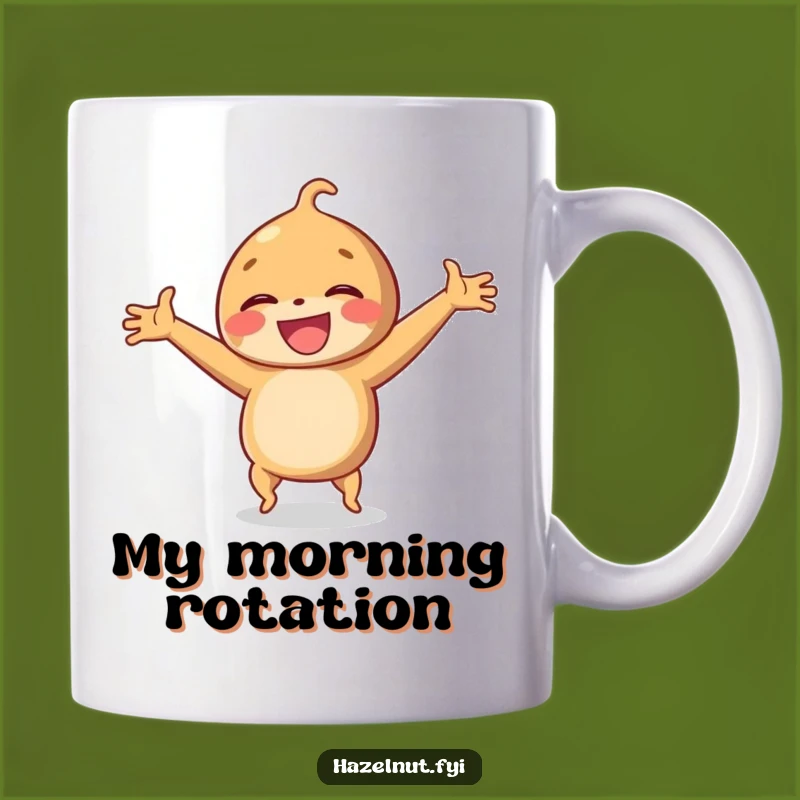 Funny Hazelnut Cartwheel Mug: Hilarious Nutty Fun Gift for Joyful People!