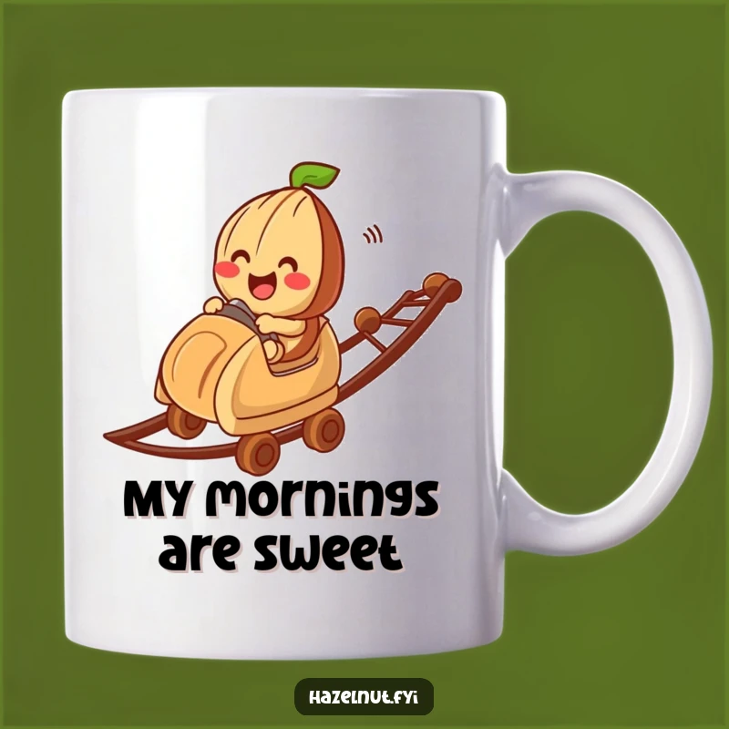 Funny Hazelnut Chocolate Roller Coaster Mug: A Hilarious Treat for Coffee Lovers