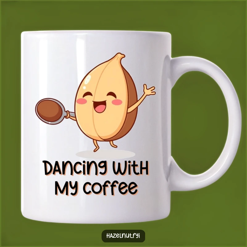 Funny Hazelnut Dance Mug: Hilarious Kitchen Dancer Gift for Food Lovers!