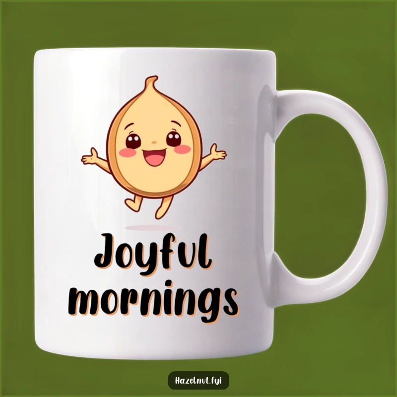 Funny Joyful Hazelnut Mug: A Hilarious Gift of Pure Exuberance