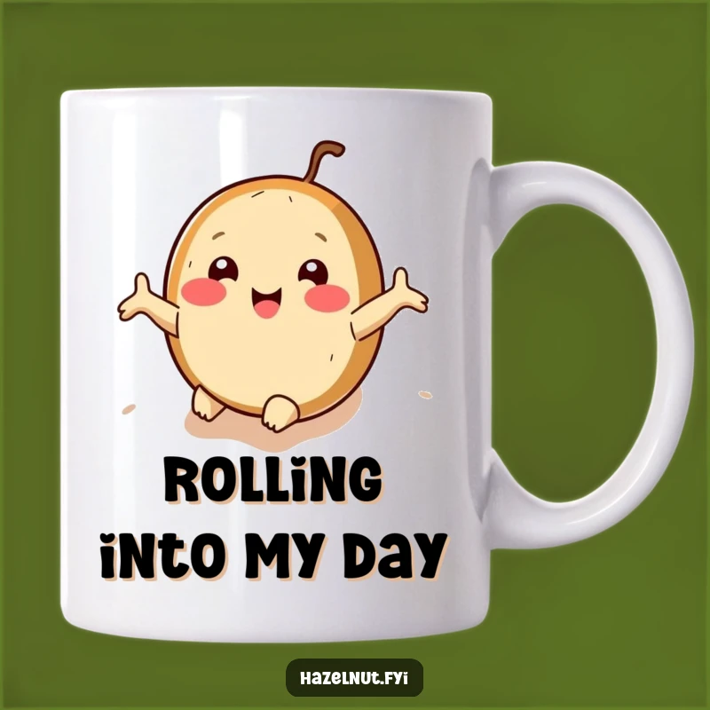Funny Rolling Hazelnut Mug: Embrace the Hilarious Ride of Life
