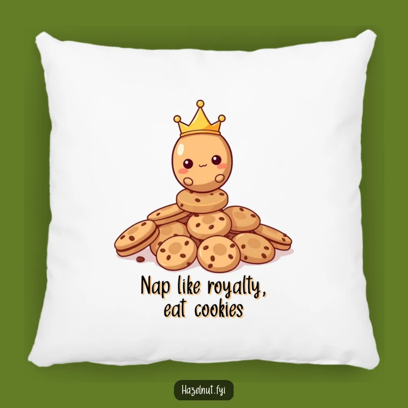 Funny Royal Hazelnut Pillow - Comfy Funny Gift for Sofa Royalty