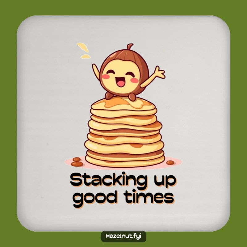 Funny Hazelnut Coasters: Dramatic Protection for Your Table