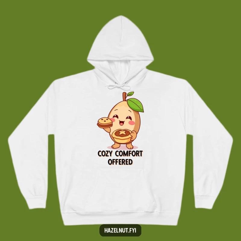 Cozy Funny Hazelnut Pie Hoodie: Share Warmth and Comfort