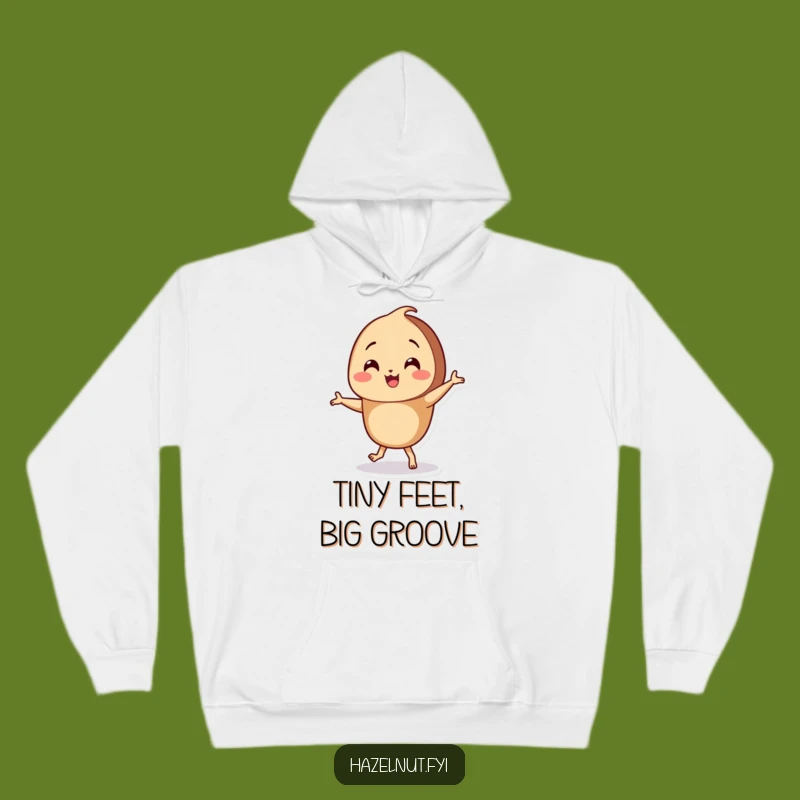 Funny Dancing Hazelnut Hoodie - Cozy Moves, Perfect Funny Gift