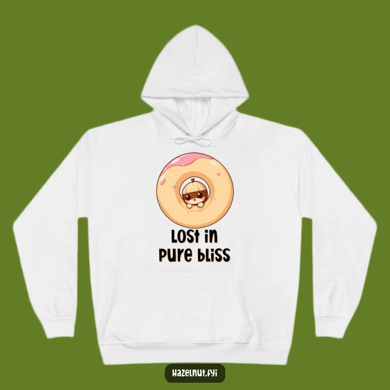 Funny Hazelnut Doughnut Hoodie: Cozy Up With Sweet, Whimsical Comfort!