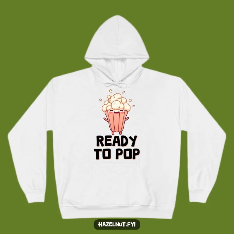 Funny Popcorn Kernel Hoodie: Cozy Bursting, Warm & Hilarious Sweatshirt