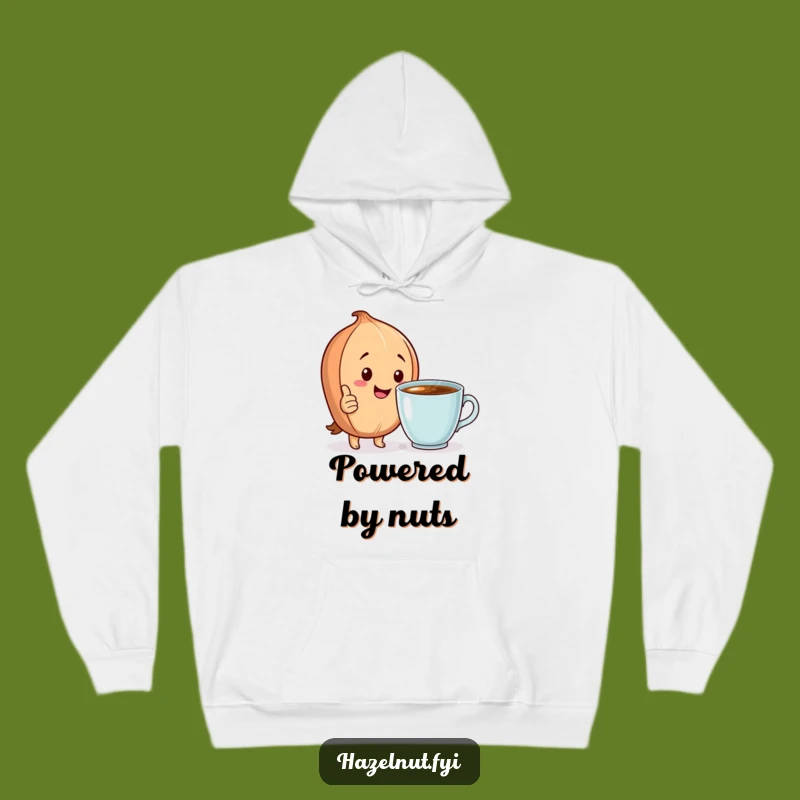 Funny Hazelnut Hoodie: Cozy Nut & Coffee Hoodie, Warm Morning Gift