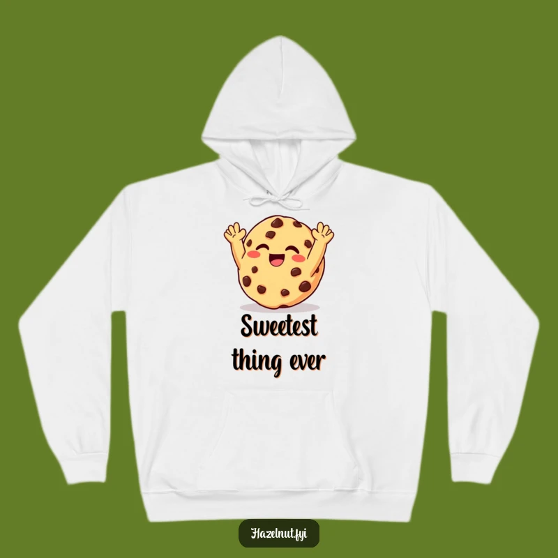 Funny Cookie Delight Hoodie: Cozy Giggling Chocolate Chip Sweatshirt, Your New Favorite Funny Gift