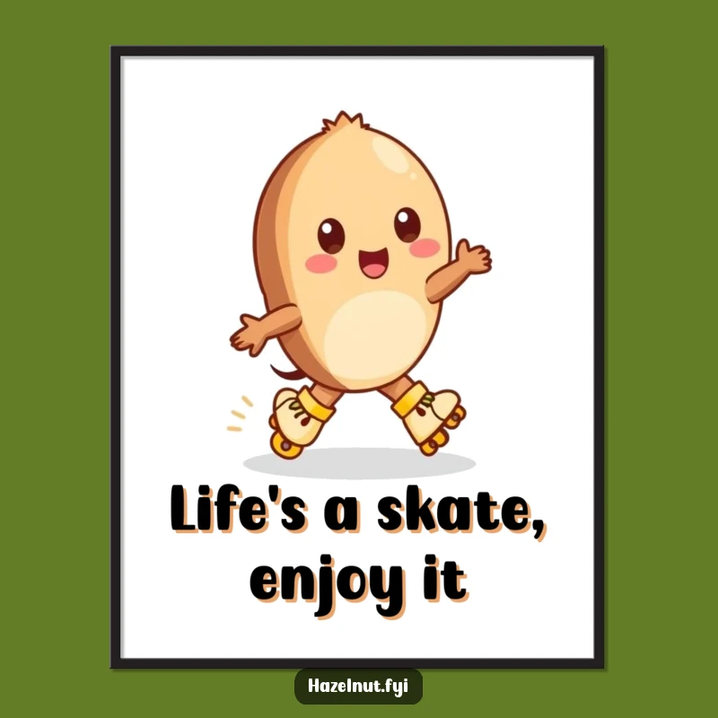 Funny Hazelnut Wall Art: Free Printable Decor, Downloadable Whimsical Art Print