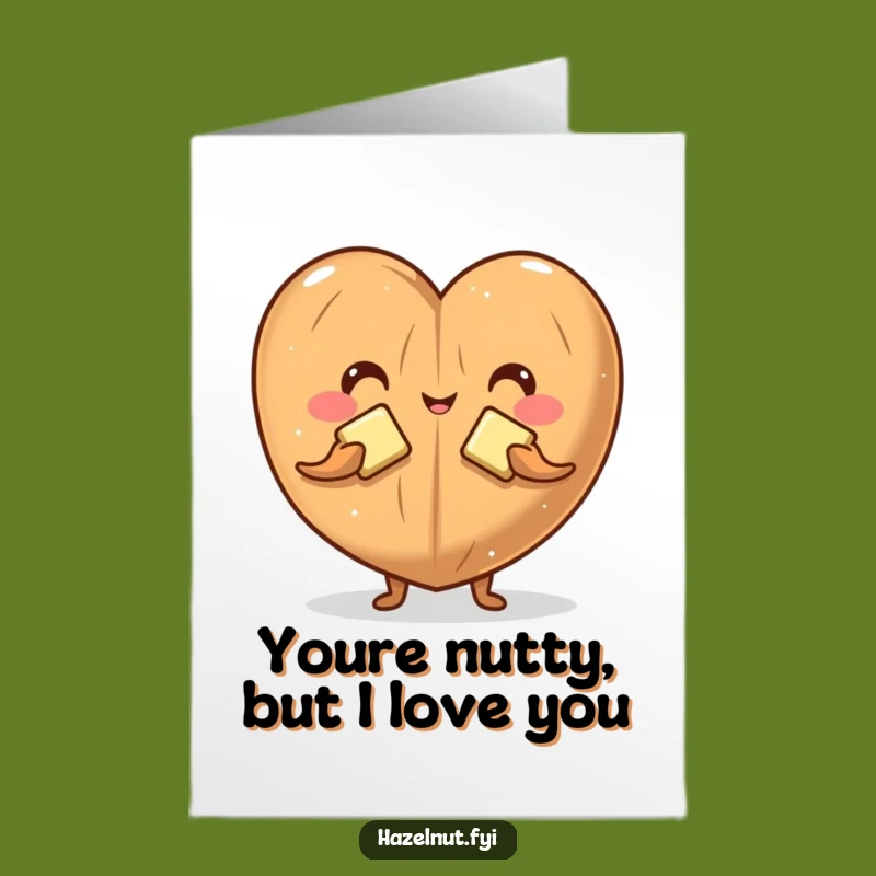 Free Printable Birthday Card: Funny Hazelnut Butter Love for a Joyful Downloadable Gift