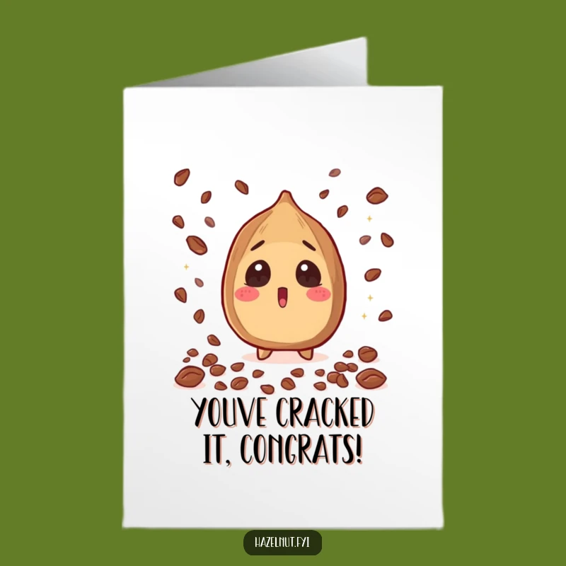 Free Printable Congrats Card: Shocked Hazelnut Cacao Nibs Shower