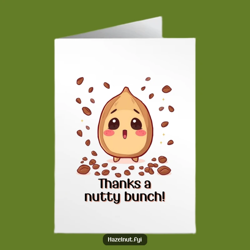 Free Printable Thank You Card: Hazelnut Amazed by Cacao Nibs