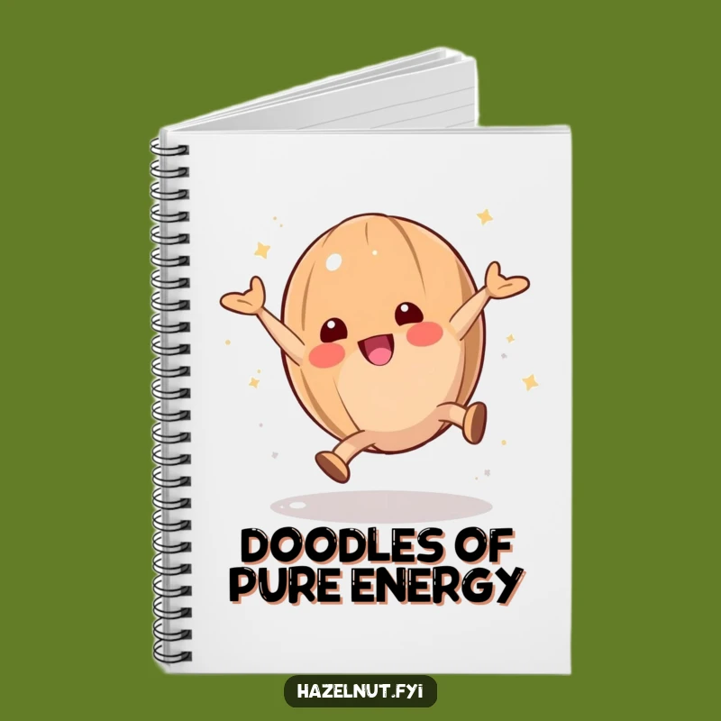 Funny Playful Hazelnut Notebook: Jot Down Energetic Ideas