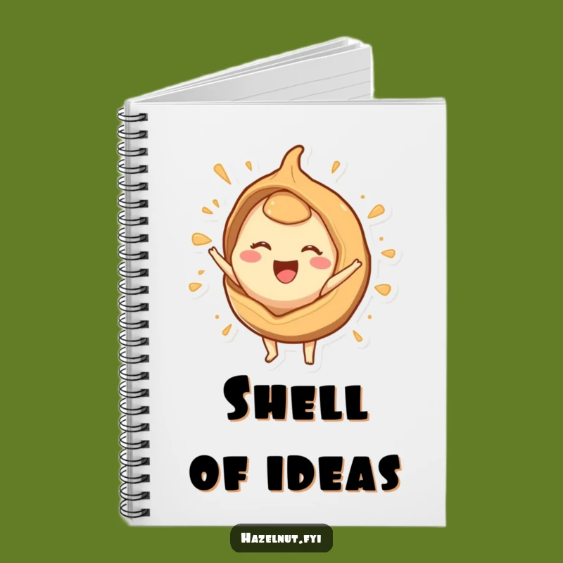 Funny Hazelnut Burst Notebook: Cheerful Character Journal for Fresh Ideas