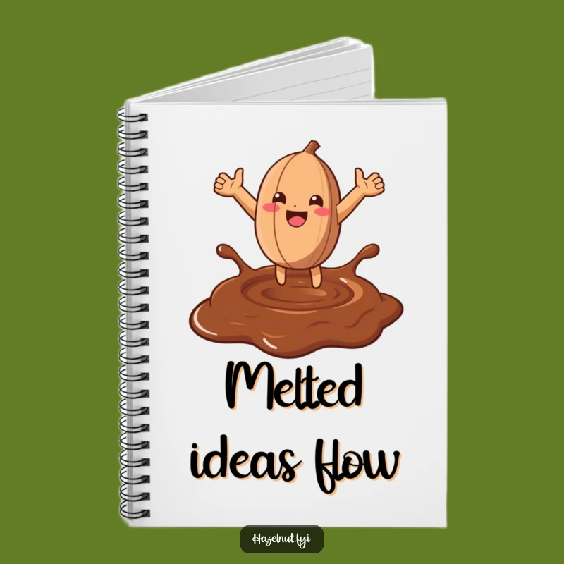 Funny Hazelnut Chocolate Leap Notebook: Your Sweetest Ideas Await