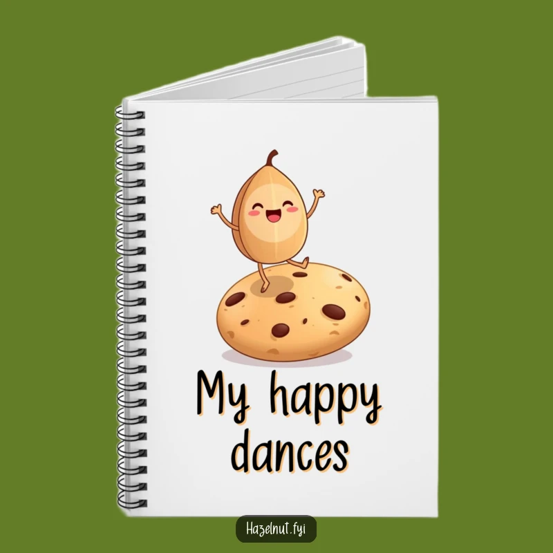 Funny Hazelnut Dance Notebook: Jot Down Your Sweetest Ideas