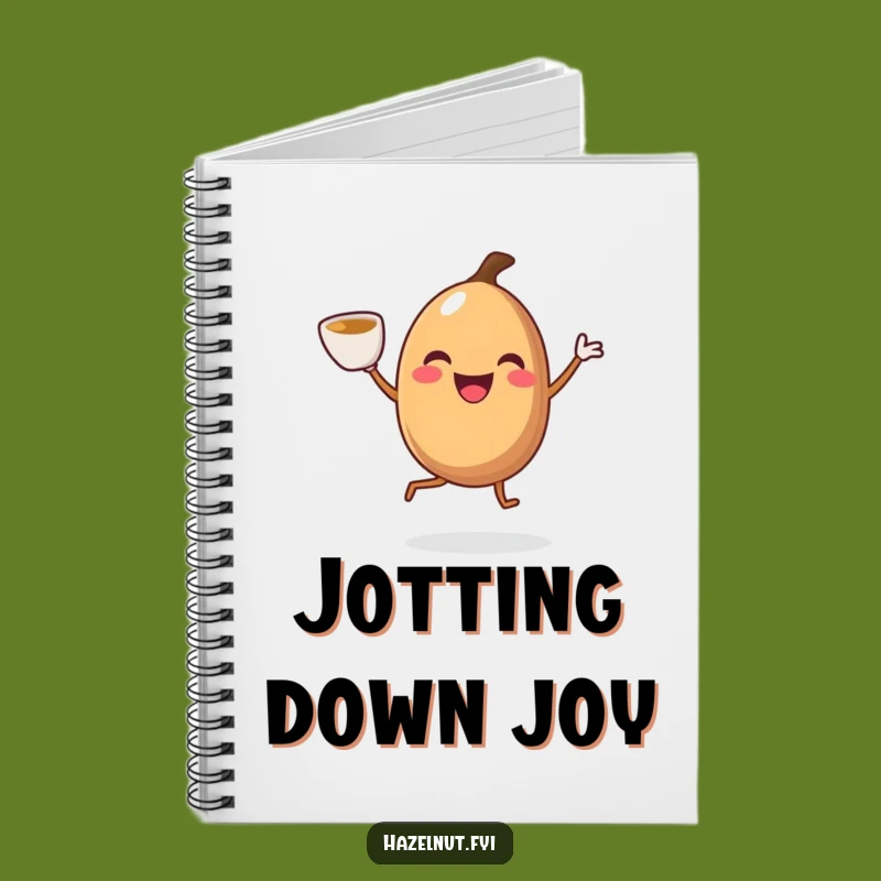Funny Jiggling Hazelnut Notebook: Hilarious Journal for Coffee Lovers