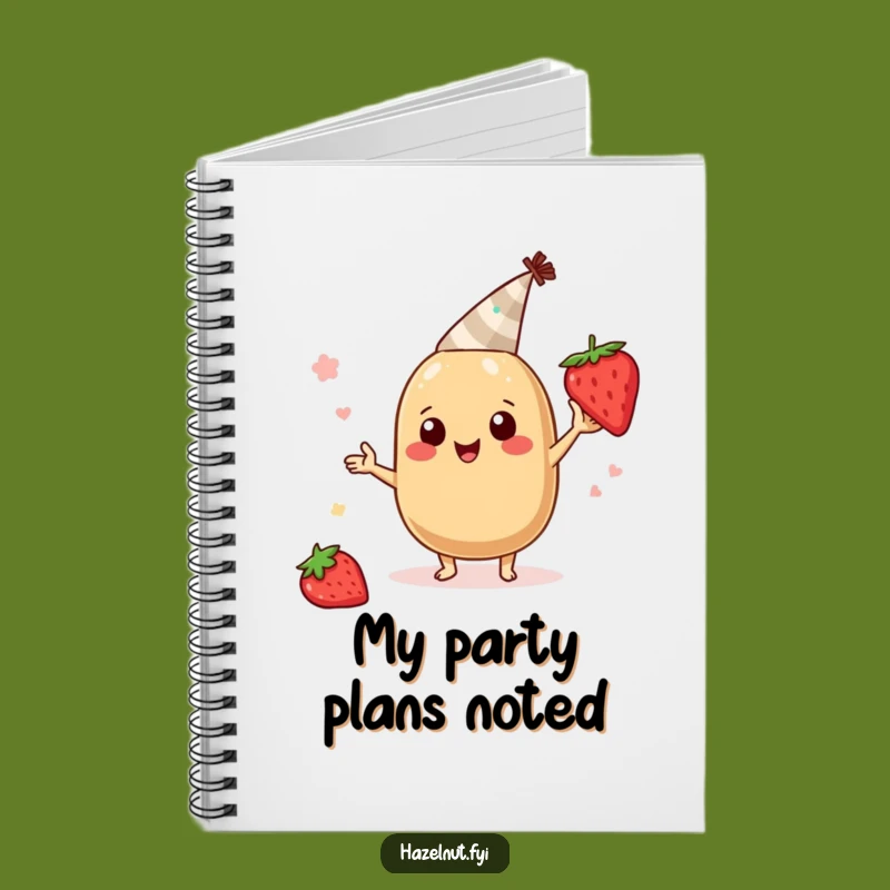 Funny Hazelnut Notebook: Party Plans and Sweet Ideas