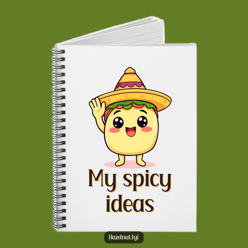 Funny Taco Notebook: Happy Food For Jotting Festive Ideas