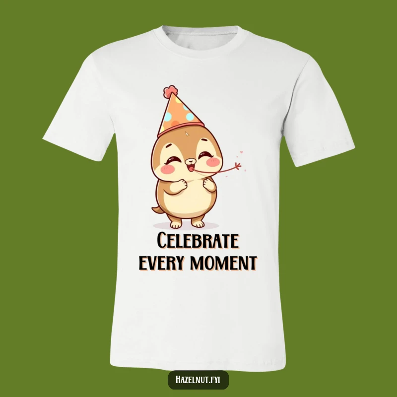 Funny Party Hazelnut T-Shirt: Spread Laughter with Festive Nutty Vibes