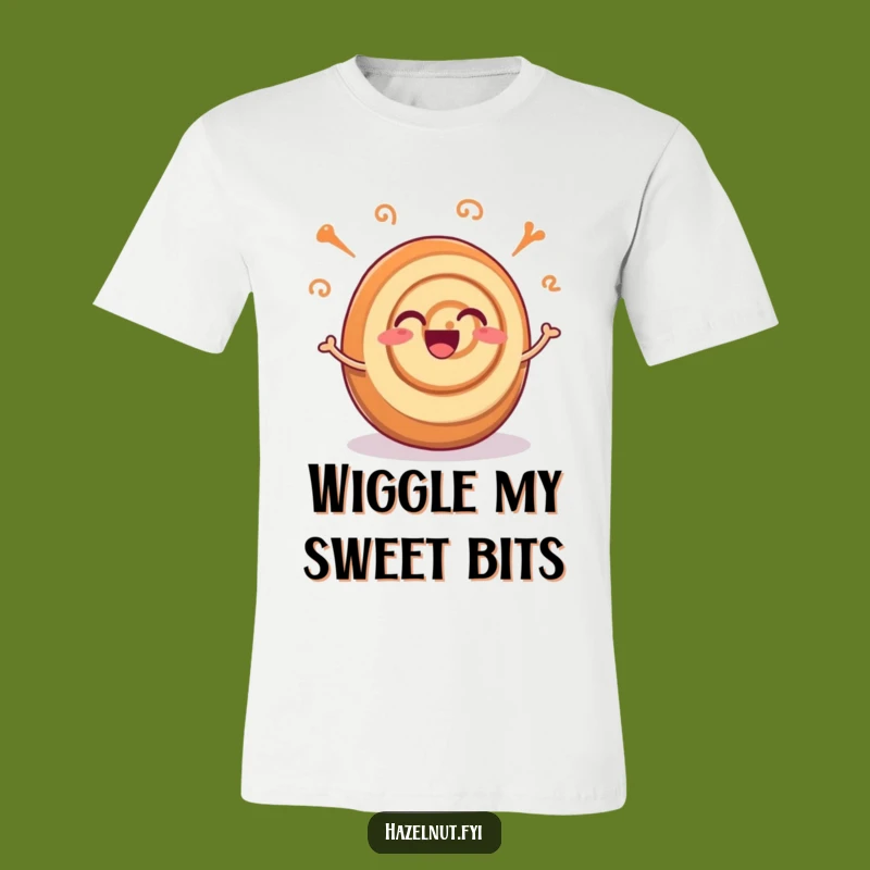 Funny Cinnamon Roll Joy T-Shirt: Excited Swirls Tee, An Ideal Funny Gift