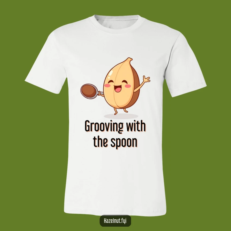 Funny Hazelnut Dance T-Shirt: Show Off Your Moves & Love for Food!