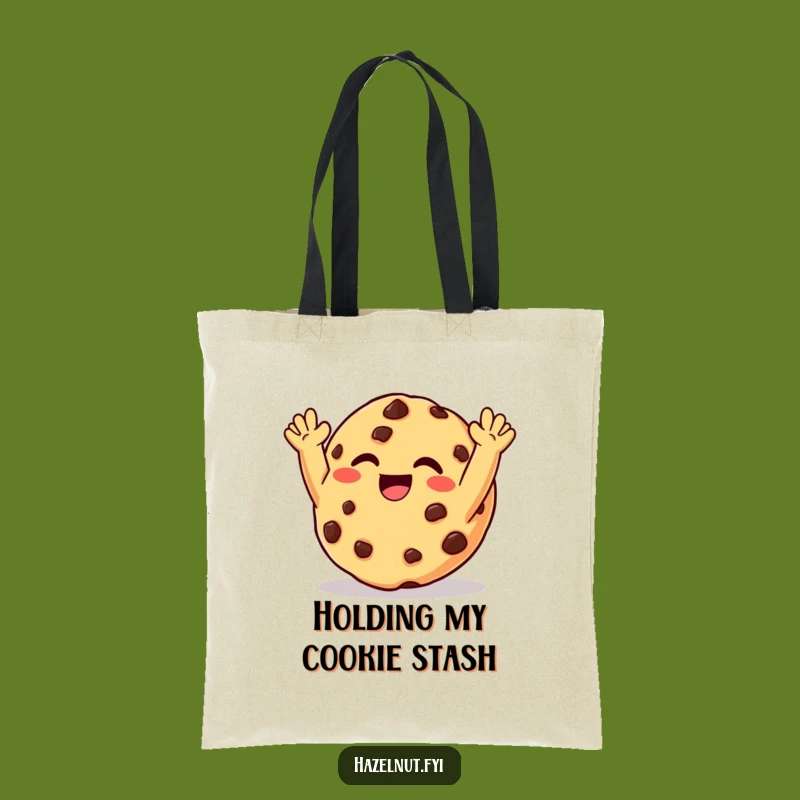 Funny Cookie Delight Tote Bag: Giggling Chocolate Chip Bag, The Ultimate Eco-Friendly Funny Gift