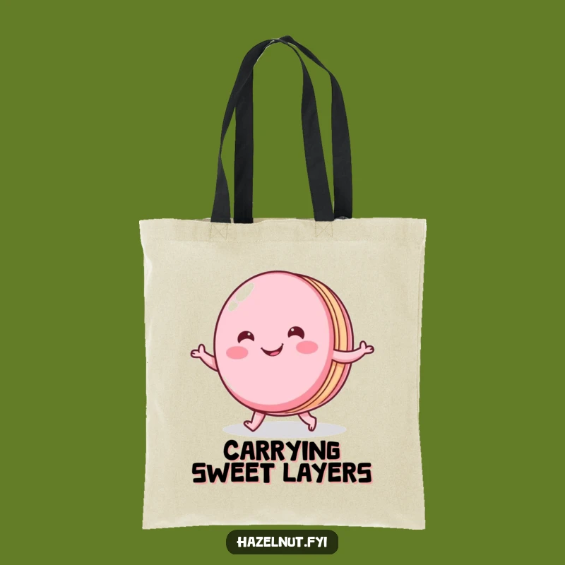 Funny Macaron Shuffle Tote Bag: Cheerful French Cookie Bag, The Ultimate Eco-Friendly Funny Gift